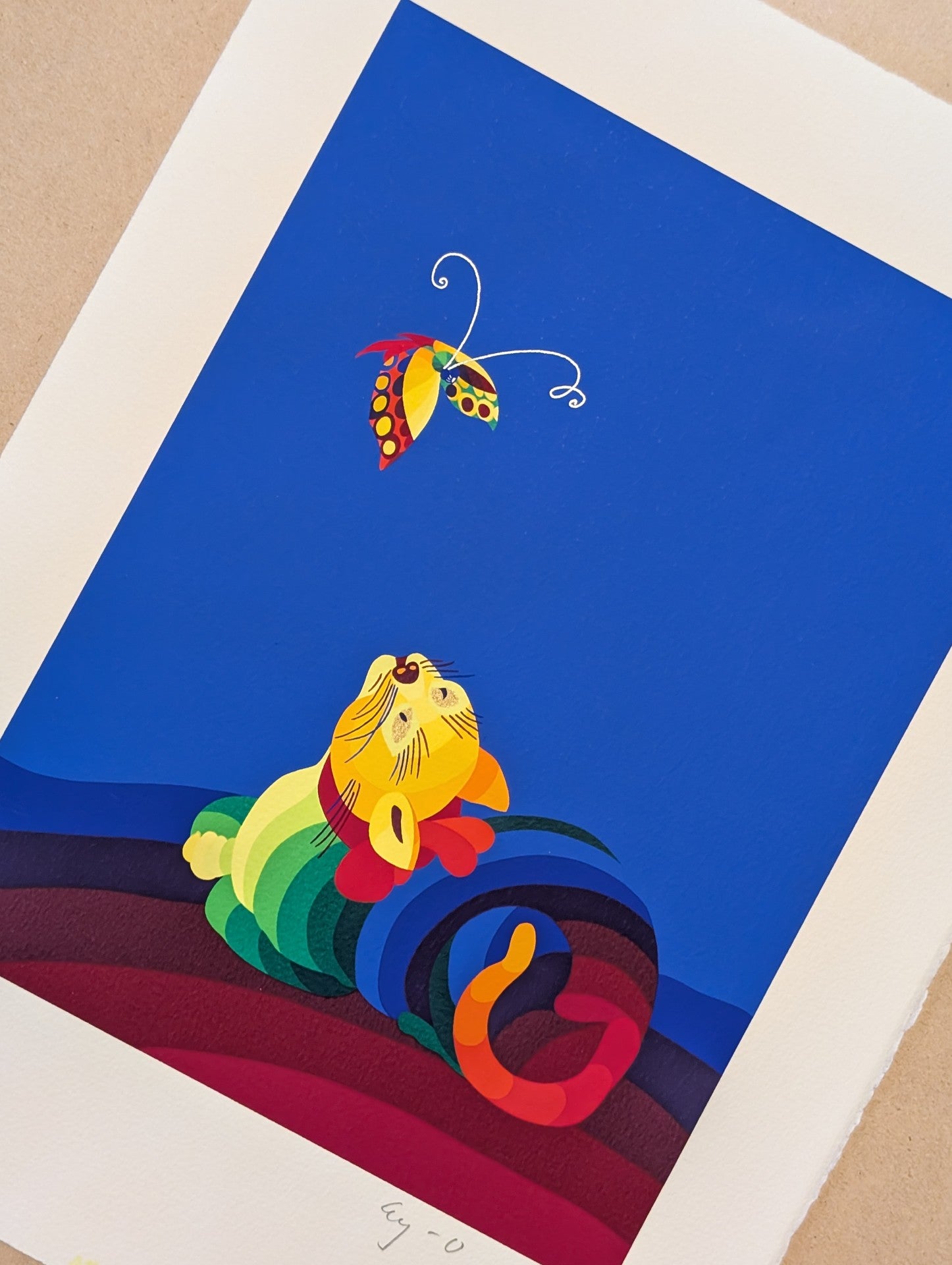 Ay-O - 猫 vs. 胡蝶 (Cat vs Butterfly)