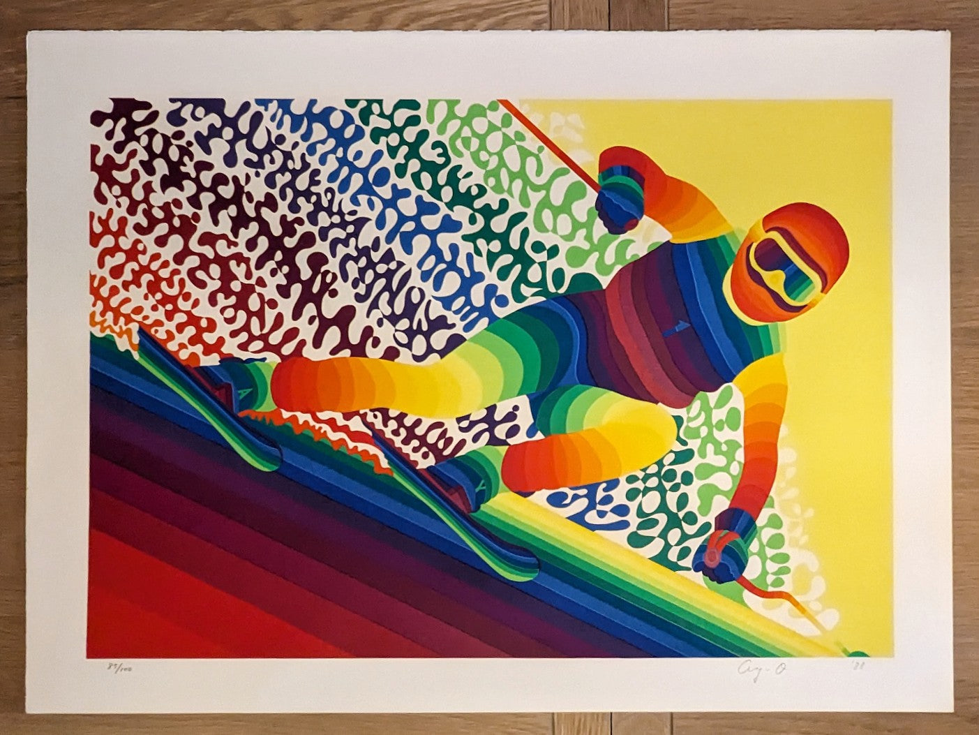 Ay-O - オリンピック - 滑降 (Olympic Games - Alpine Skiing)