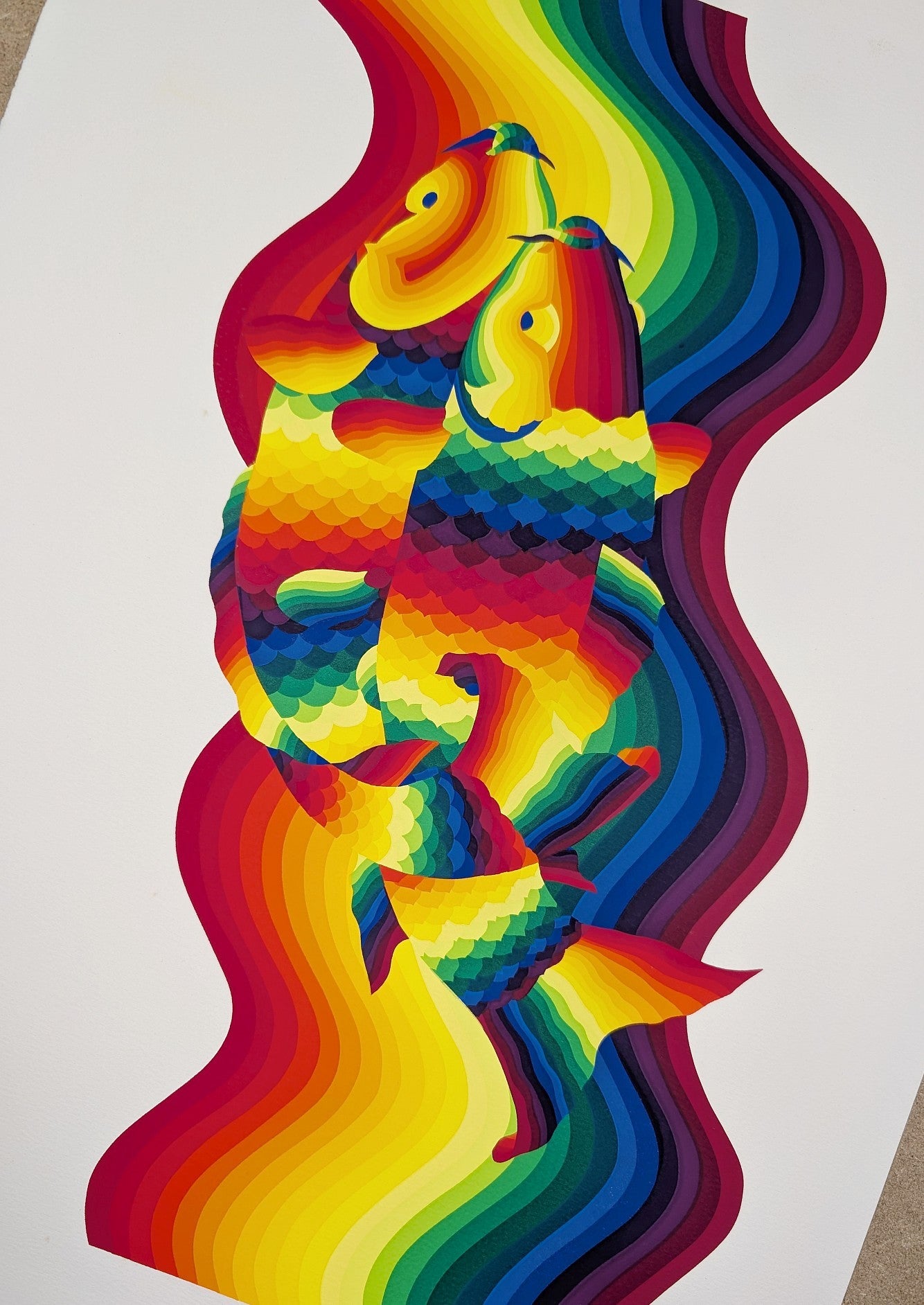 Ay-O - CARPS IN STREAM