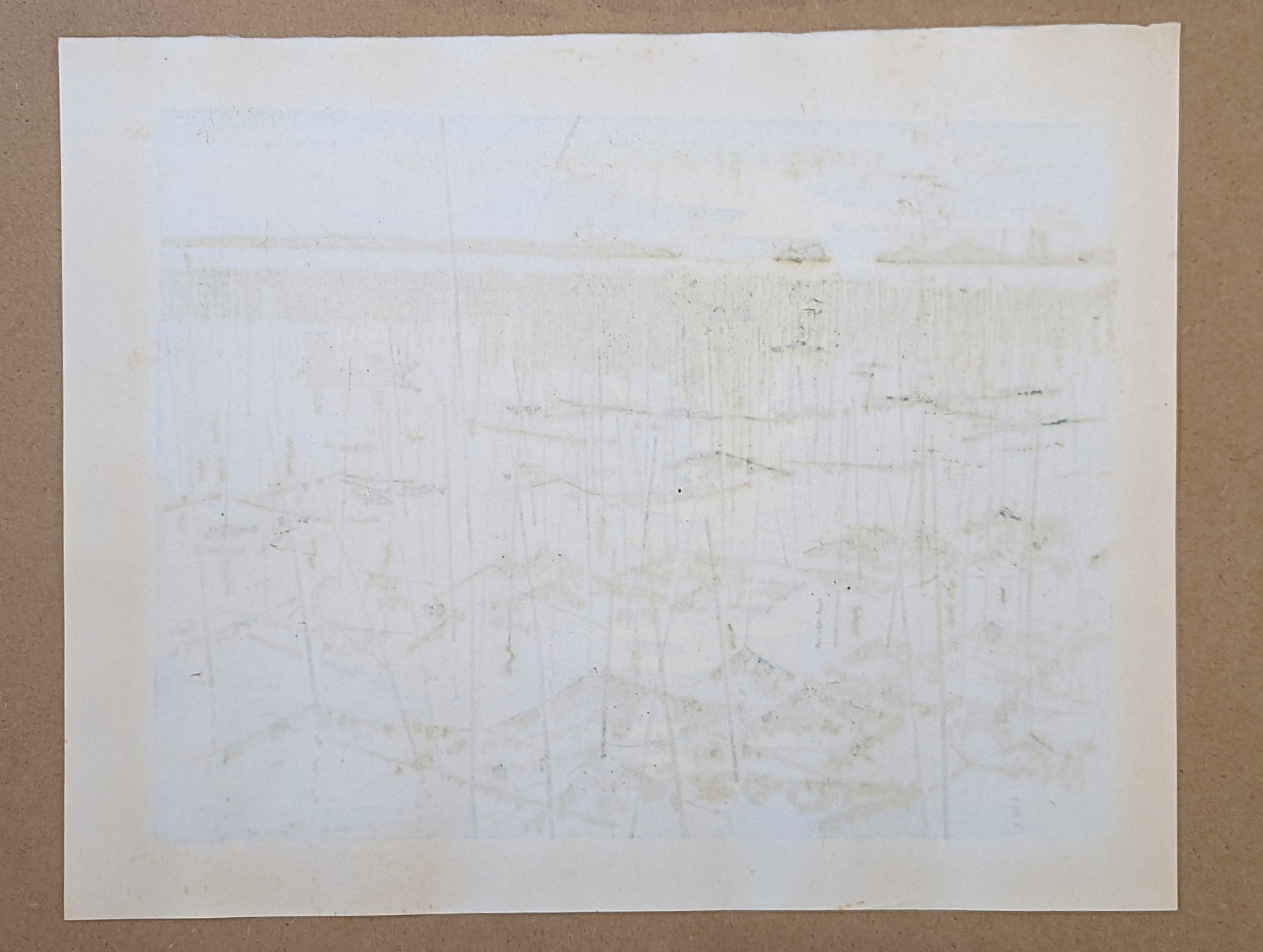 Fumio Kitaoka - 三河湾と海苔そだ (Mikawa Bay Nori Farming)