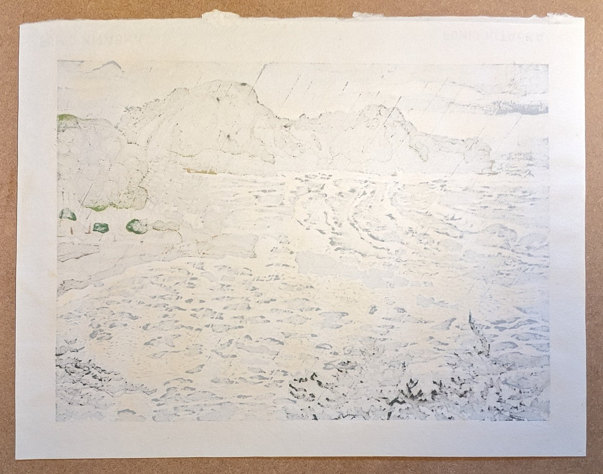 Fumio Kitaoka - 雨の五浦海岸 (The Rainy Izura Coast)