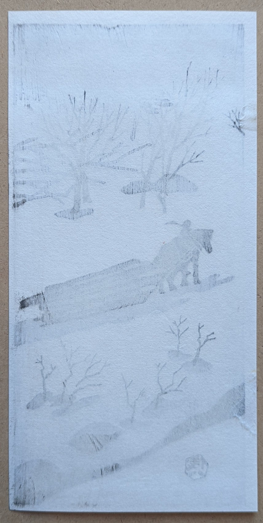 Gihachiro Okuyama - 馬そり (Horse-Drawn Sleigh)