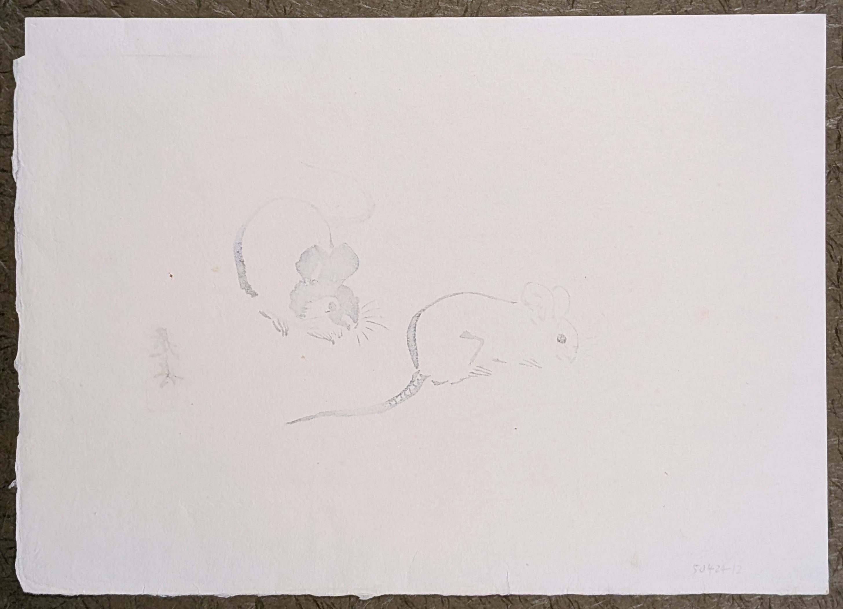 Gihachiro Okuyama - 柴田是真筆 ねずみ ("Mouse" by Shibata Zeshin)