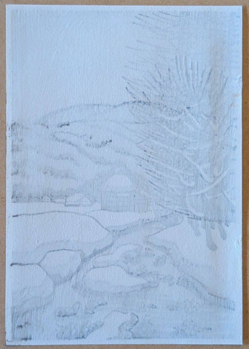 Gihachiro Okuyama - 白馬村大楢川のお堂 (Temple Hall on the Ōnaragawa River, Hakuba Village)