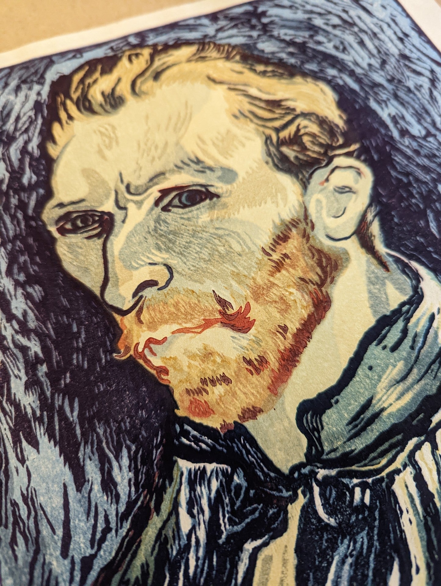 Gihachiro Okuyama - フィンセント・ファン・ゴッホの『パレットをもつ自画像』 (Vincent van Gogh - “Self-Portrait with Palette”)