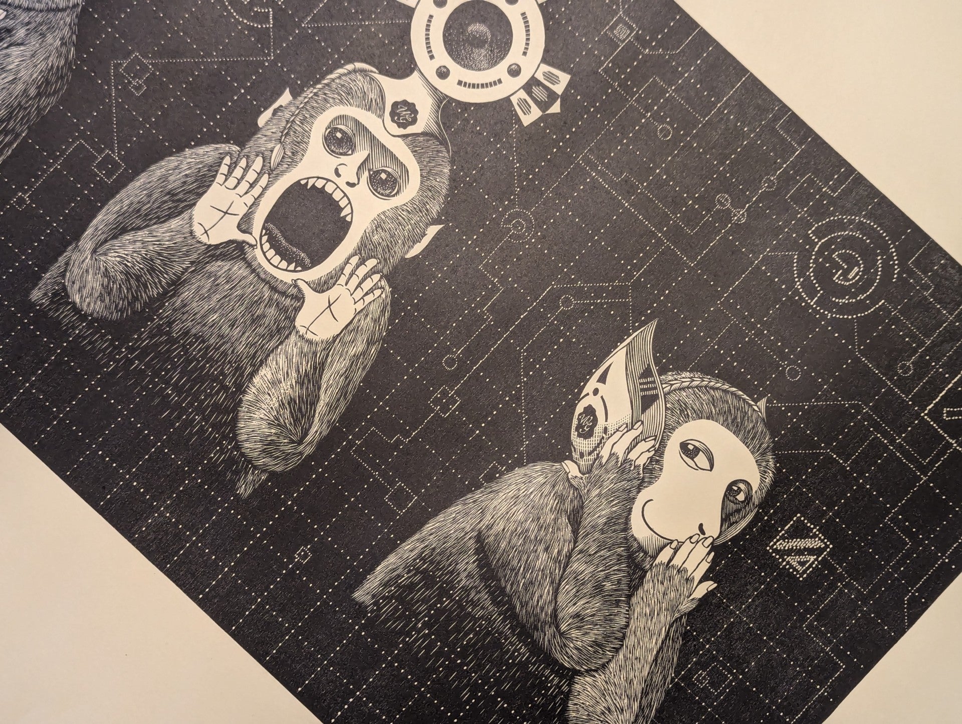 Hideshi Yoshida - Three Smart Monkeys