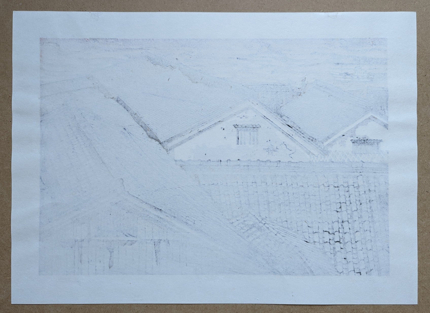 Katsuyuki Nishijima - 下津井の屋並 (Houses in Shimotsui)