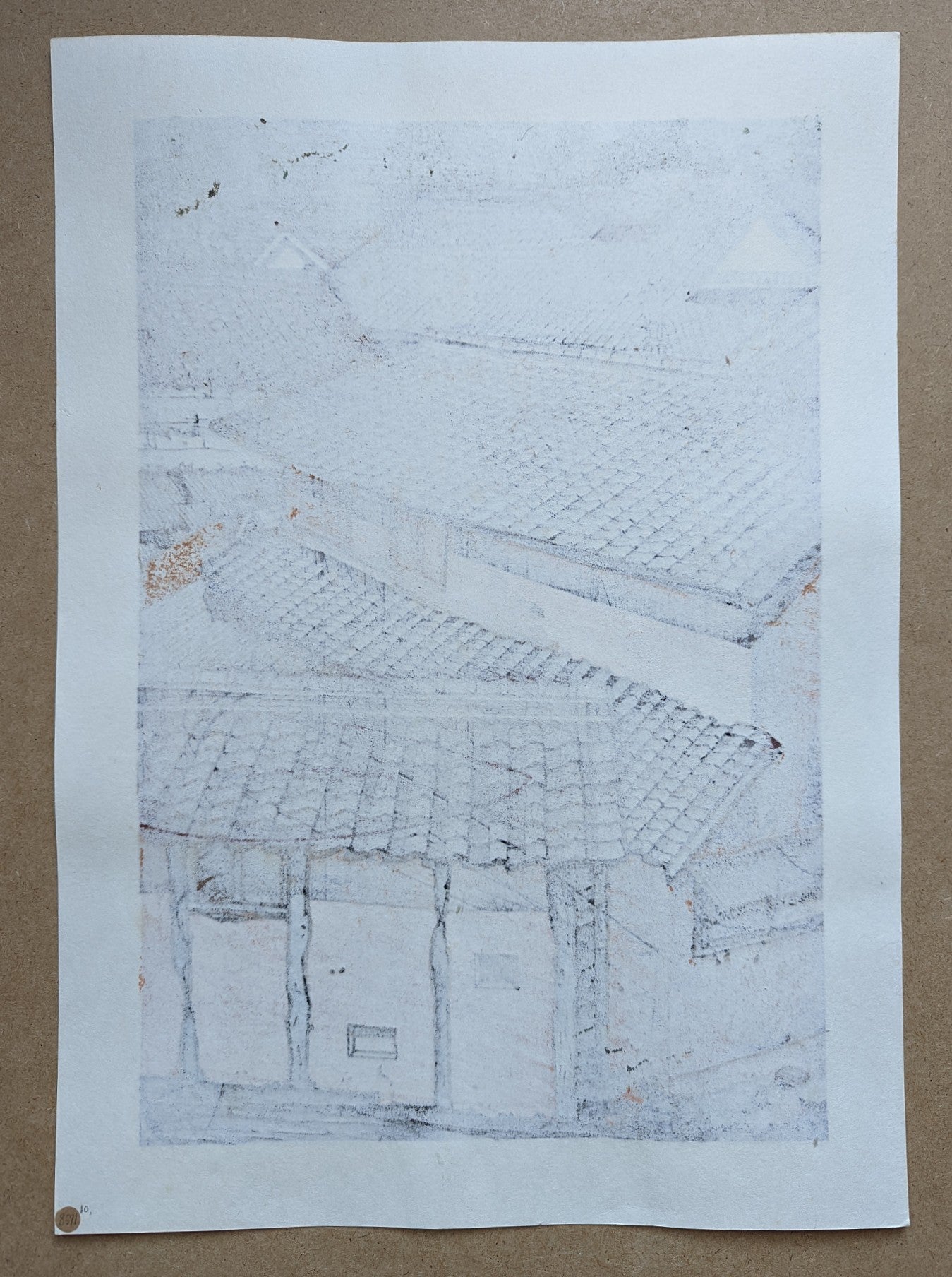 Katsuyuki Nishijima - 吹屋の屋並 - (Roofs of Fukiya)