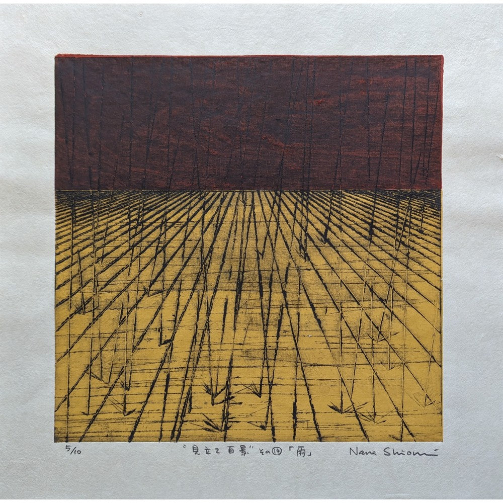 Nana Shiomi: 見立て百景 (その14)「雨」 (One Hundred Views of Mitate No.14: Rain (Ame))
