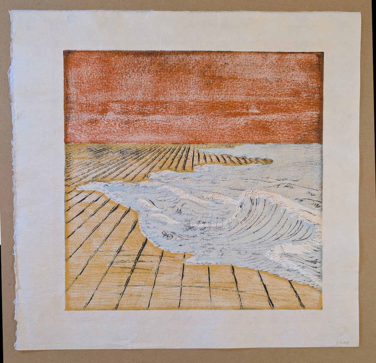Nana Shiomi: 見立て百景 (その6)「波」 (One Hundred Views of Mitate No.6: Wave (Nami))