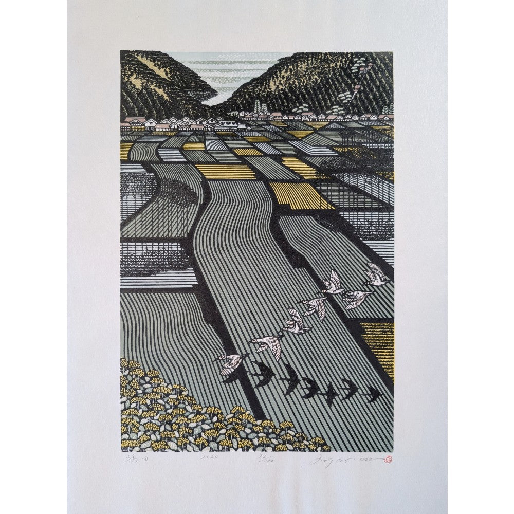Ray Morimura - 鴇田 (Field of Crested Ibises)