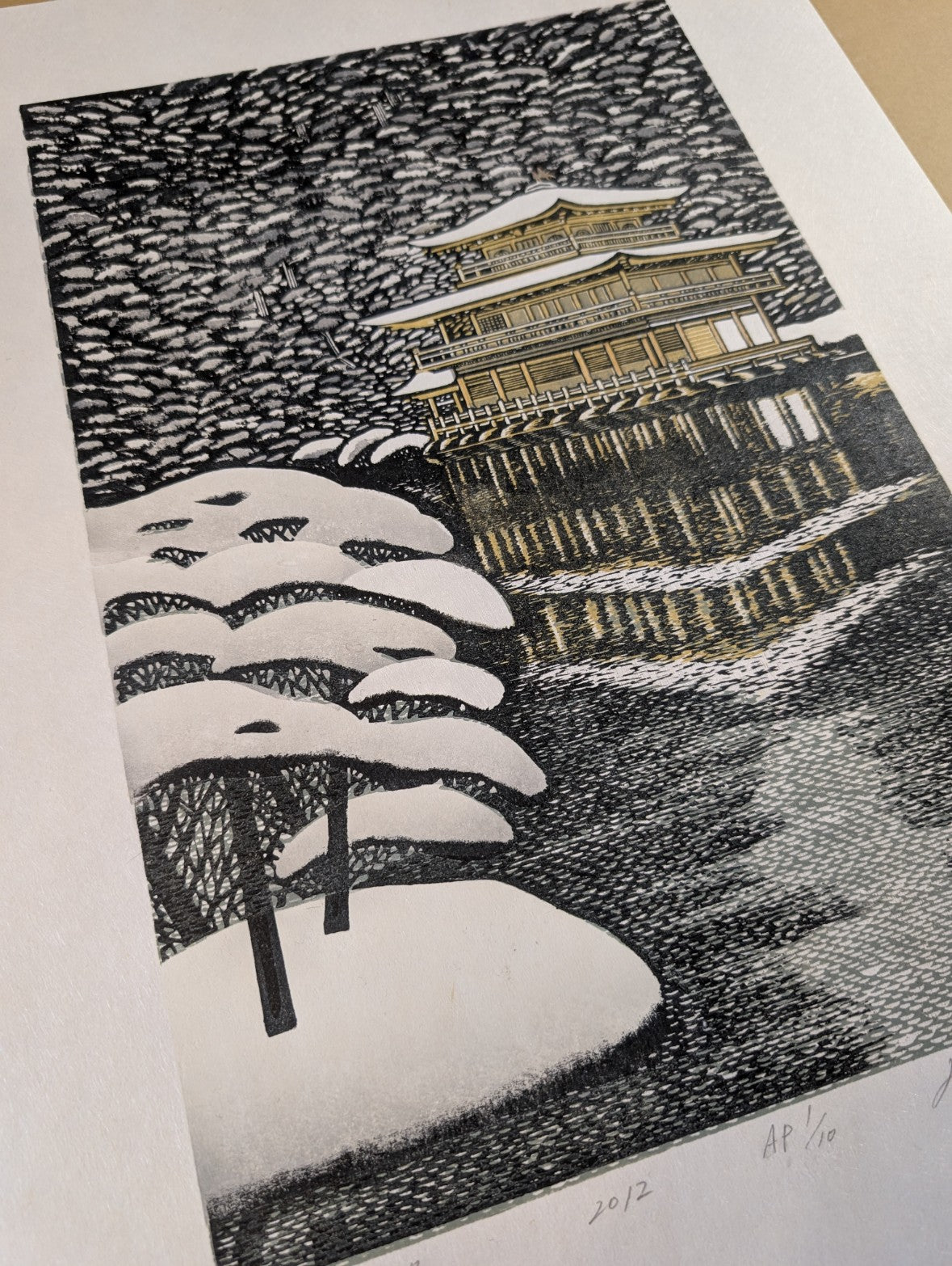 Ray Morimura - 金閣雪景色 (Kinkaku-ji in Snow)