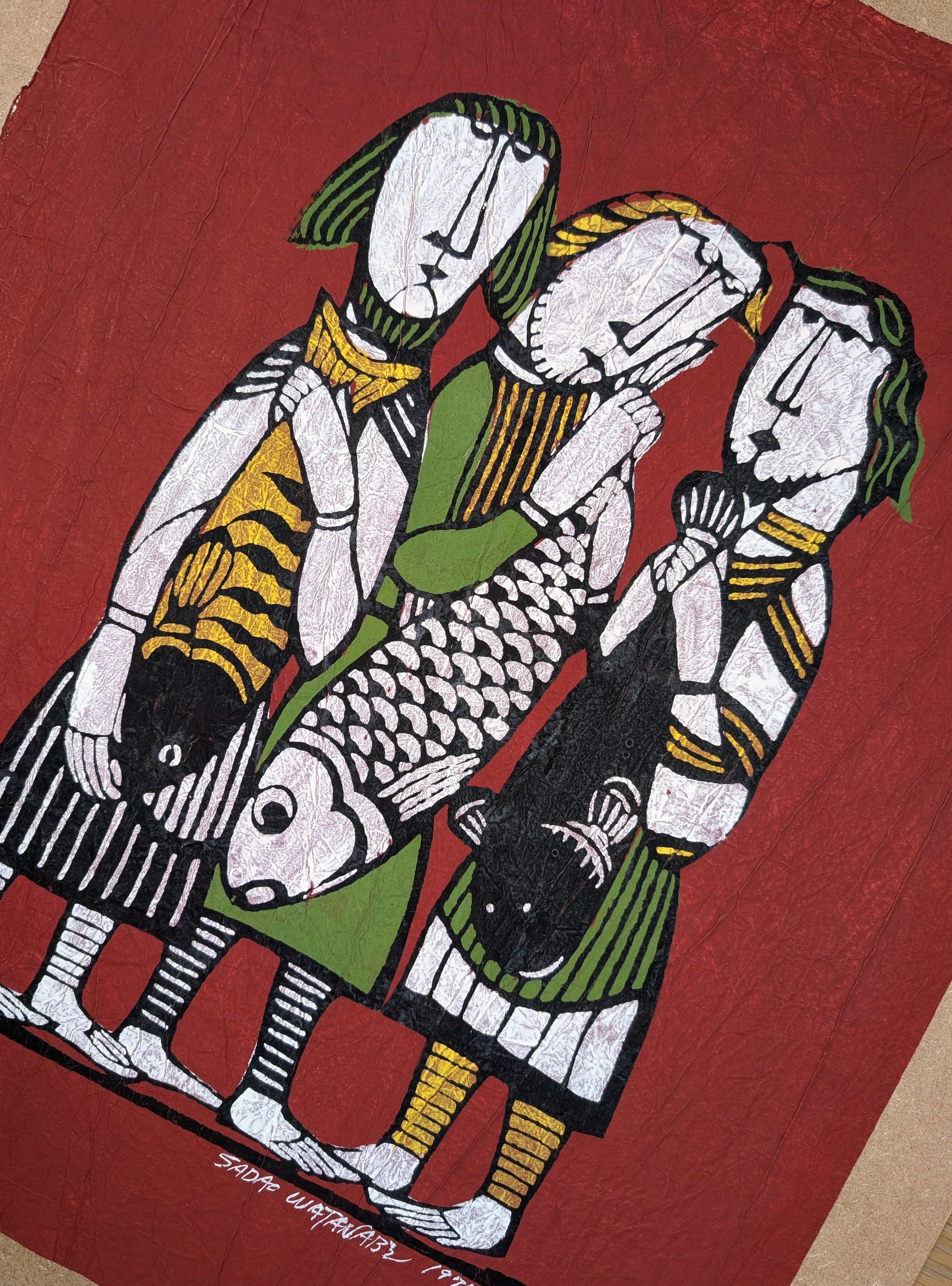 Sadao Watanabe - 三人の漁師 (Three Fishermen)