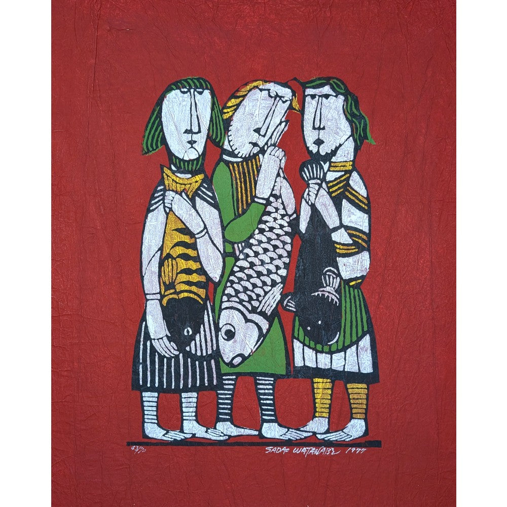 Sadao Watanabe - 三人の漁師 (Three Fishermen)