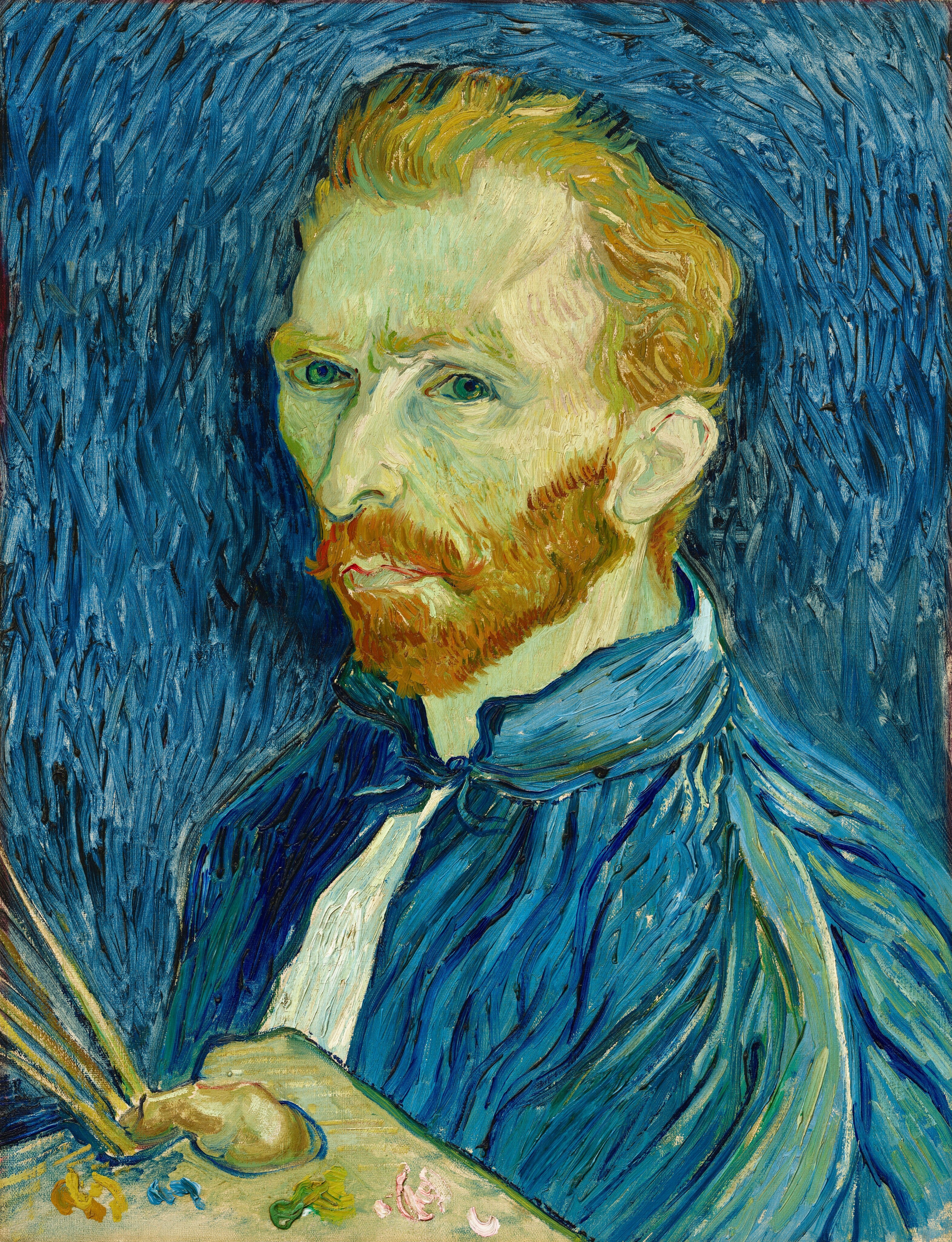 Gihachiro Okuyama - フィンセント・ファン・ゴッホの『パレットをもつ自画像』 (Vincent van Gogh - “Self-Portrait with Palette”)