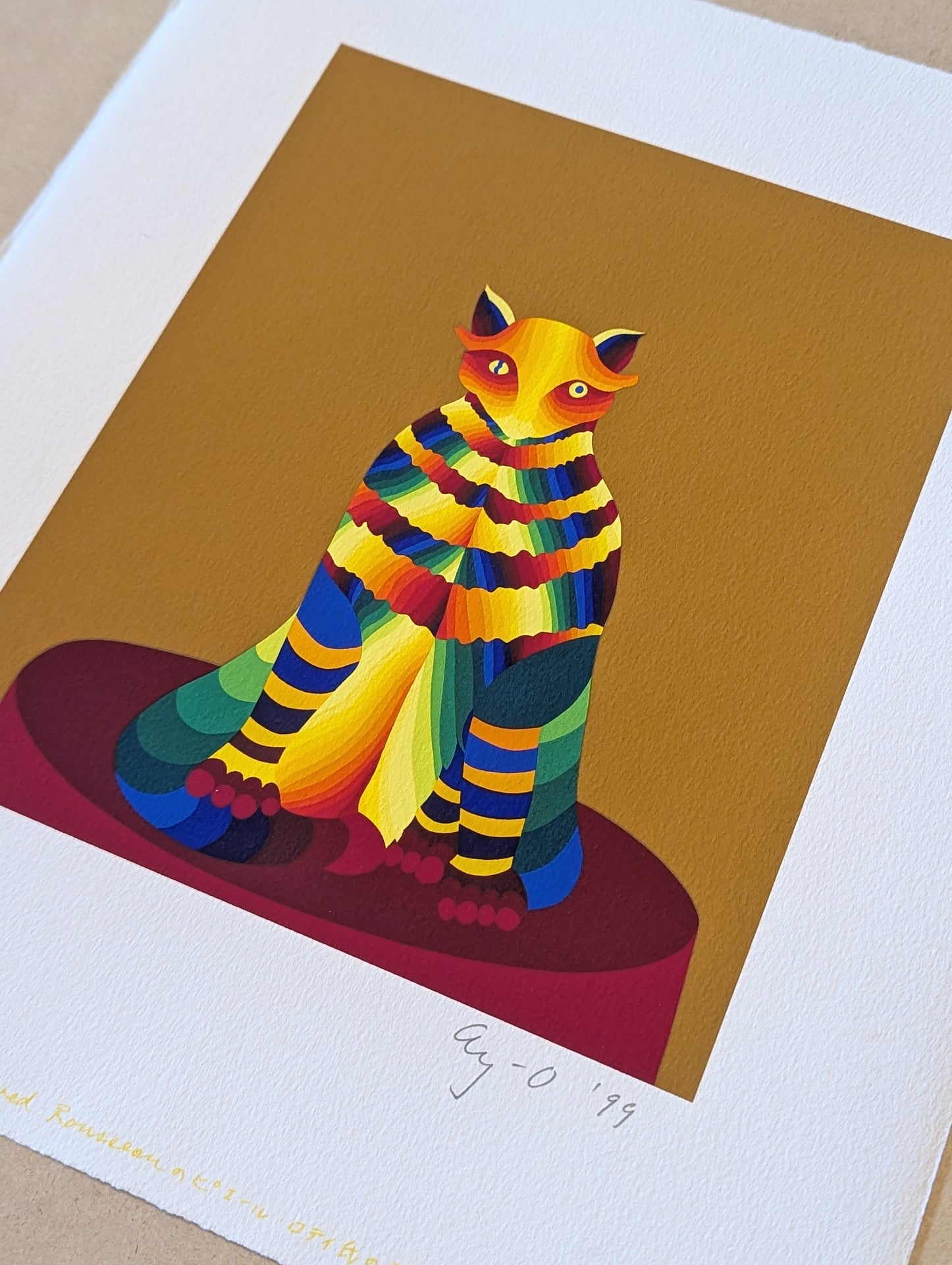 Ay-O - RAINBOW ROUSSEAUのピエール・ロティ氏の猫 (MIXバック) - (RAINBOW ROUSSEAU - Pierre Loti's Cat)