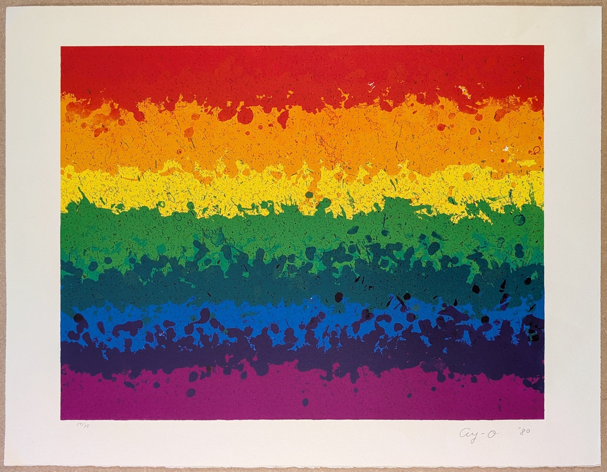 Ay-O - レインボーリトグラフⅡ (Rainbow Lithograph II)