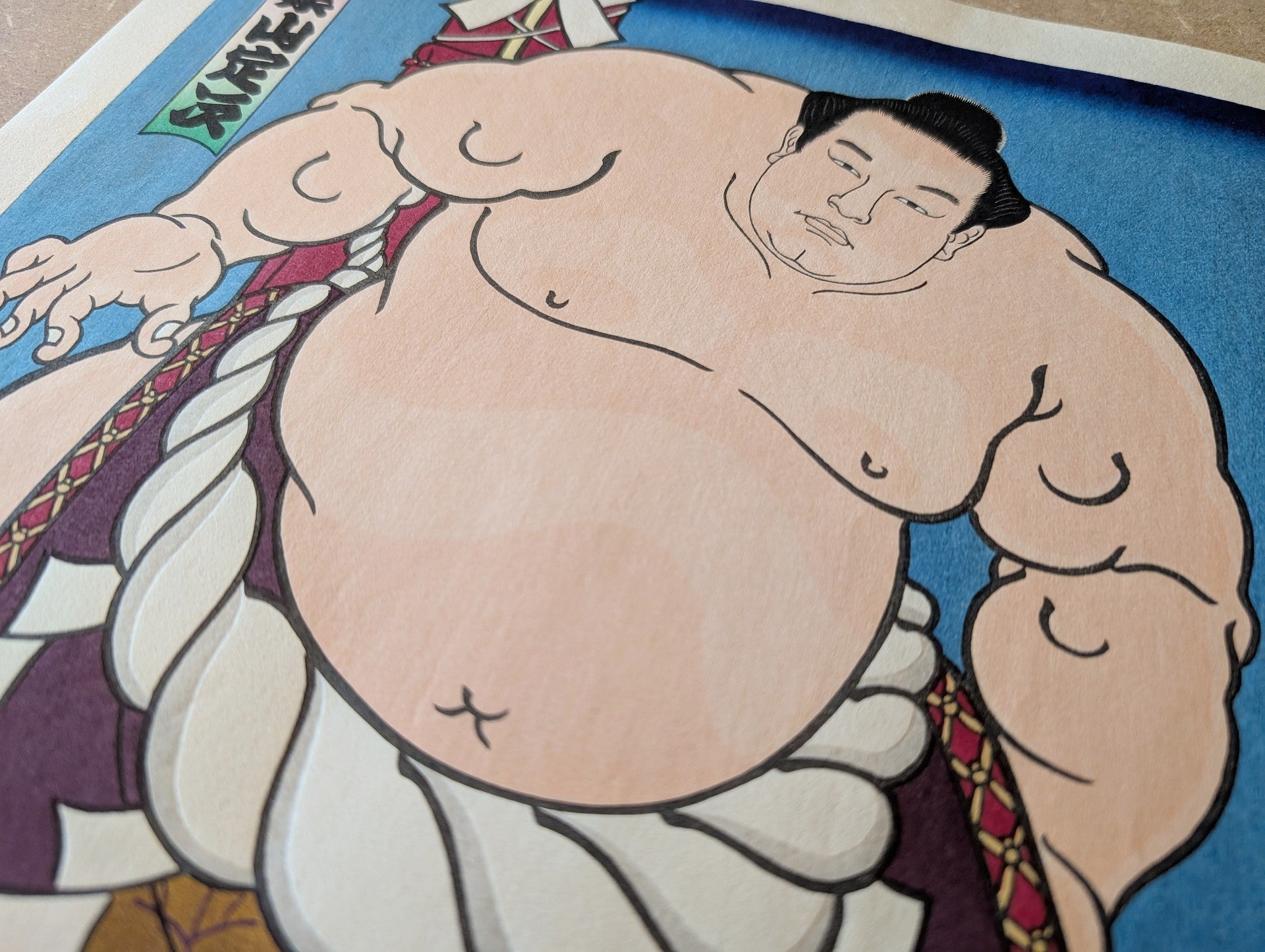 Yokozuna Futabayama by Daimon Kinoshita | Sumo Print | Kumo Arts
