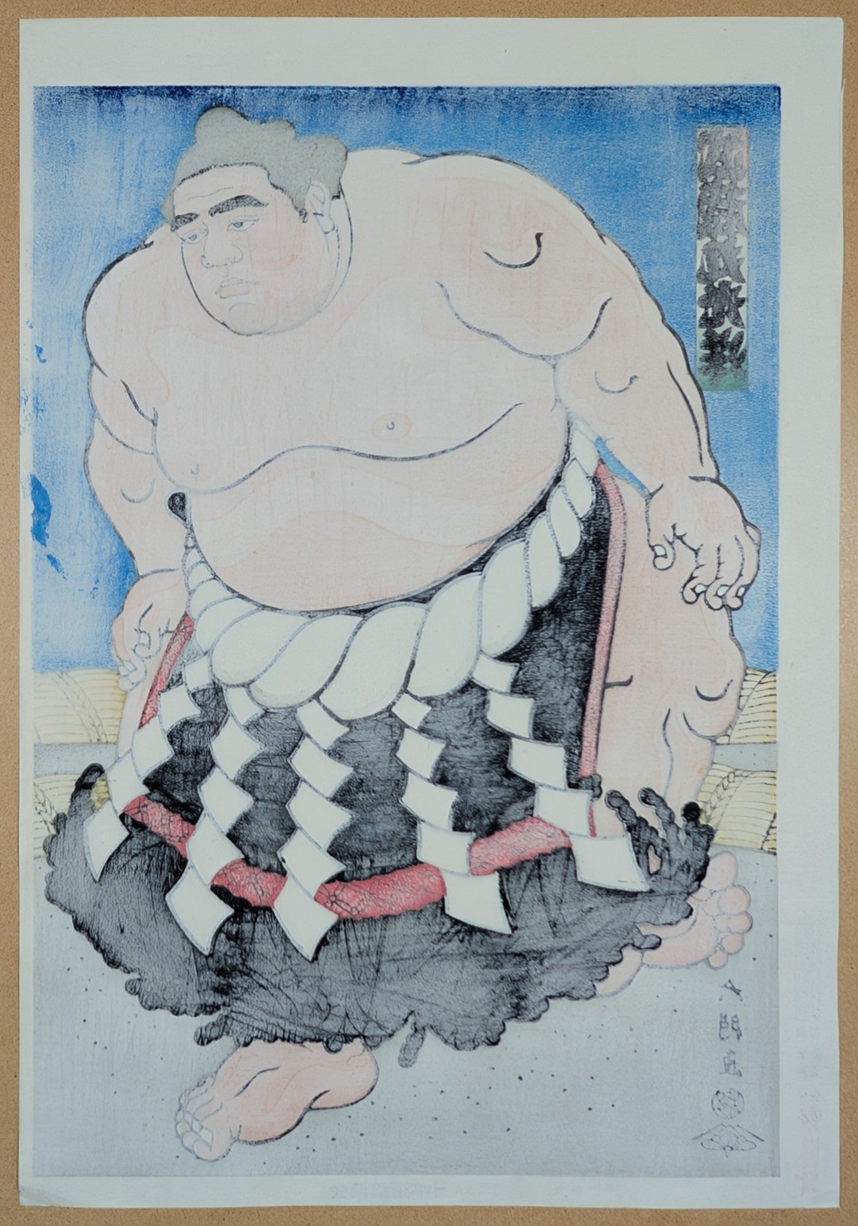 むうくん Yokozuna Musashimaru Koyo by Daimon Kinoshita | Sumo Print | Kumo Arts
