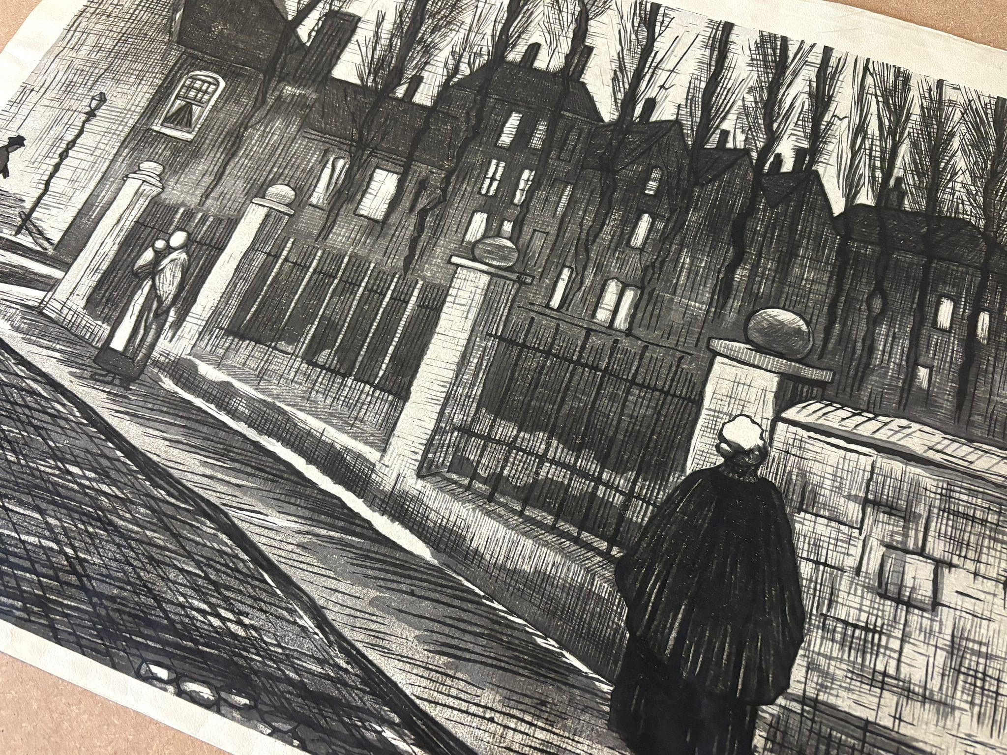 Gihachiro Okuyama - フィンセント・ファン・ゴッホの『古い街角』(Vincent van Gogh - “Old Street Corner")