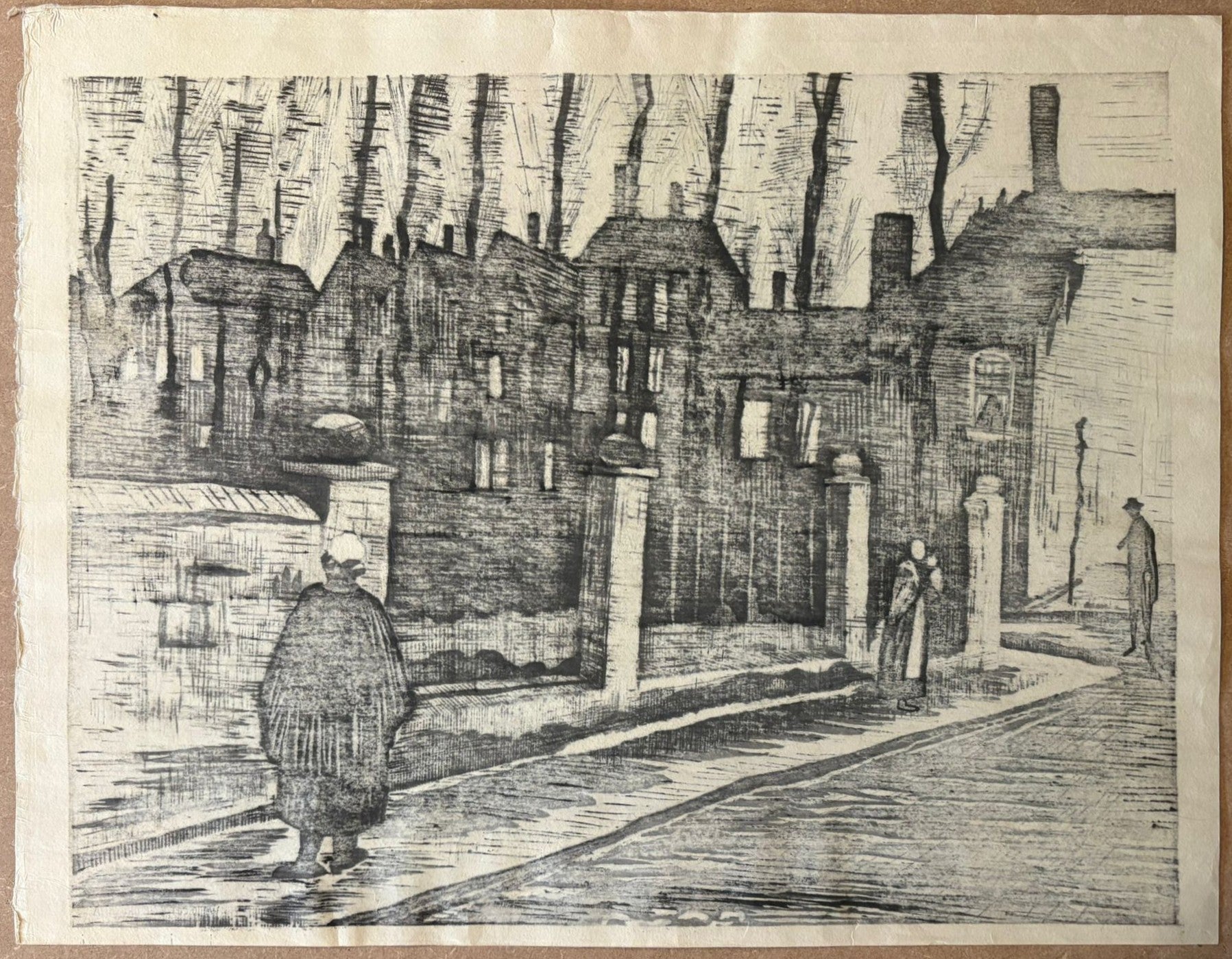 Gihachiro Okuyama - フィンセント・ファン・ゴッホの『古い街角』(Vincent van Gogh - “Old Street Corner")