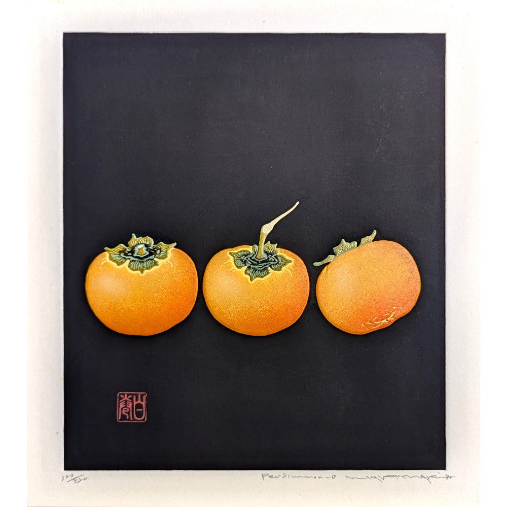 巻白 Haku Maki | Persimmons, Kanji, Splashes & Suns | Kumo Arts