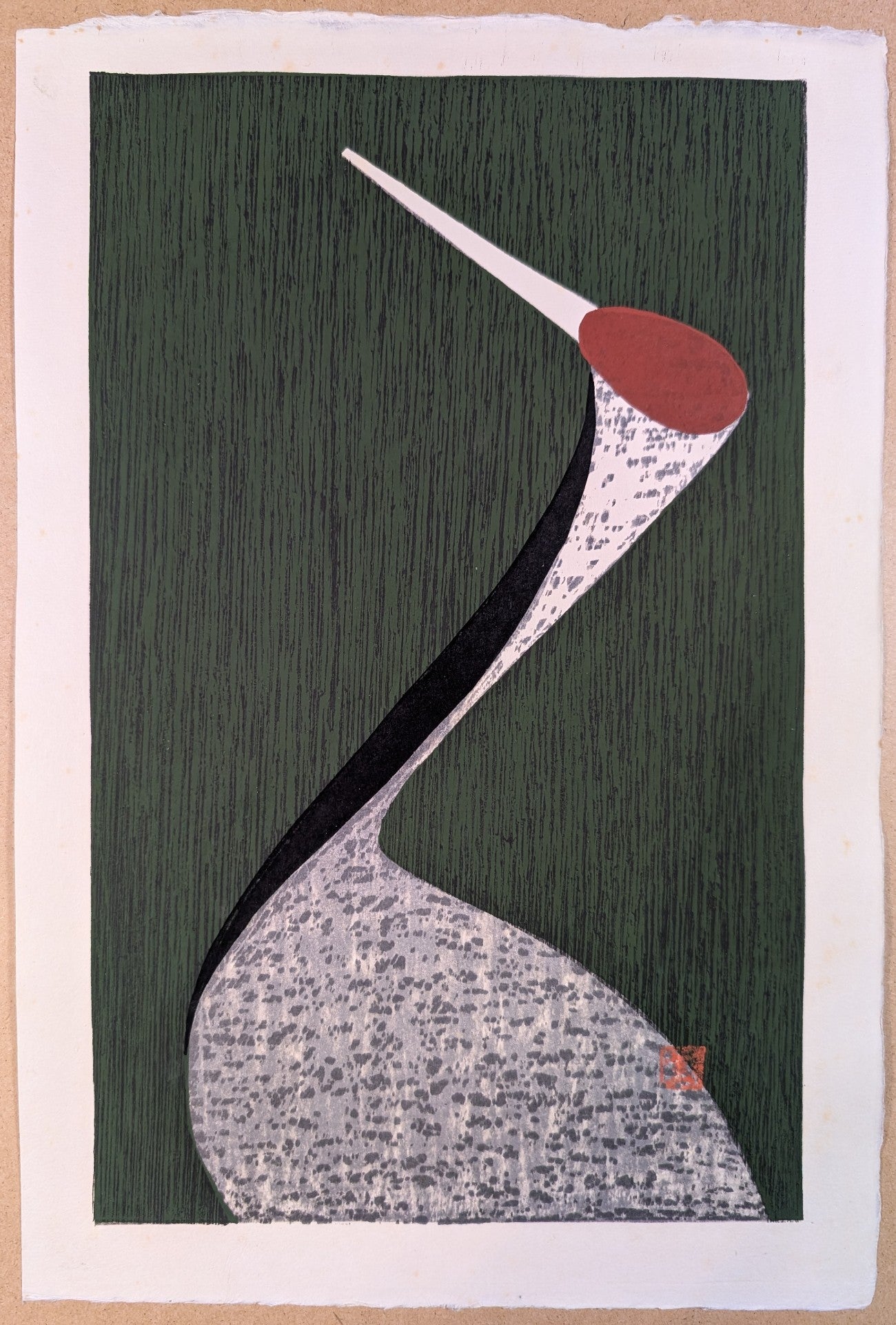 Kaoru Kawano - 丹頂鶴(1) (Sacred Crane (1))