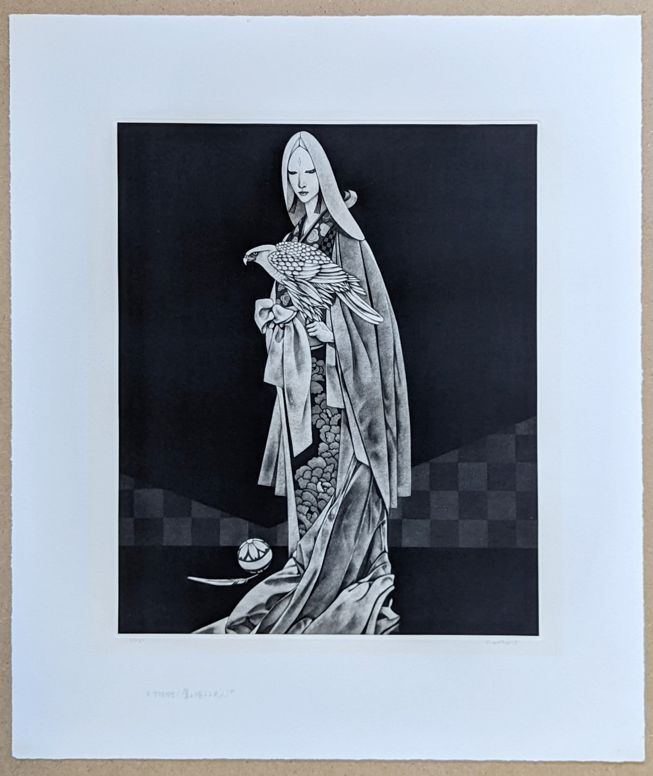 Kaoru Saito - 天守物語 (鷹を捕える夫人) (Tenshu Monogatari (Lady Capturing the Hawk))