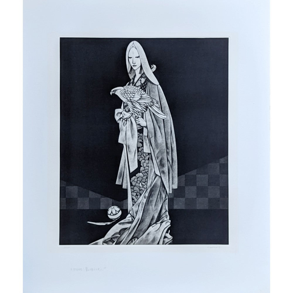 Kaoru Saito - 天守物語 (鷹を捕える夫人) (Tenshu Monogatari (Lady Capturing the Hawk))