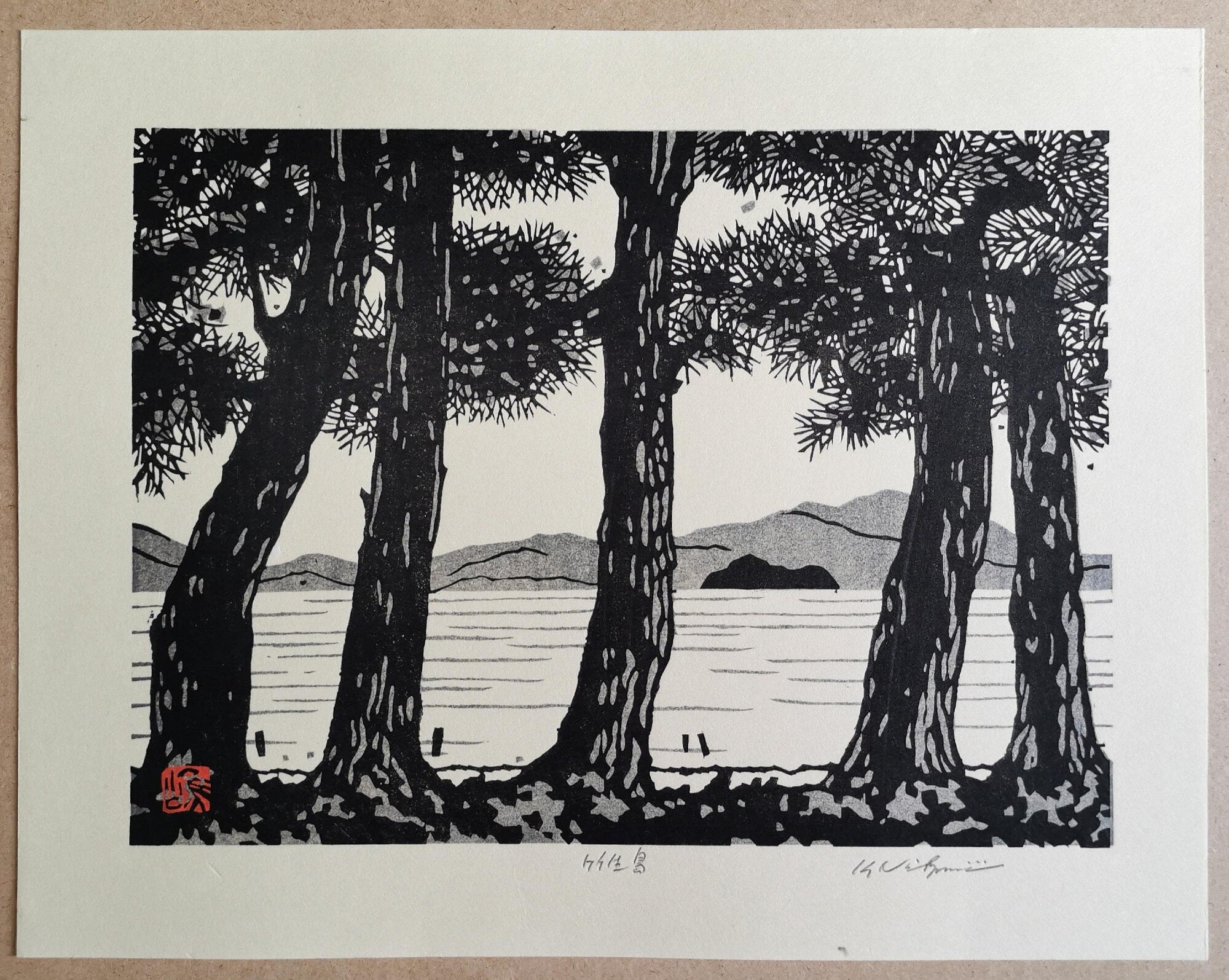 西嶋勝之 Katsuyuki Nishijima | Woodblock Views of Old Japan | Kumo