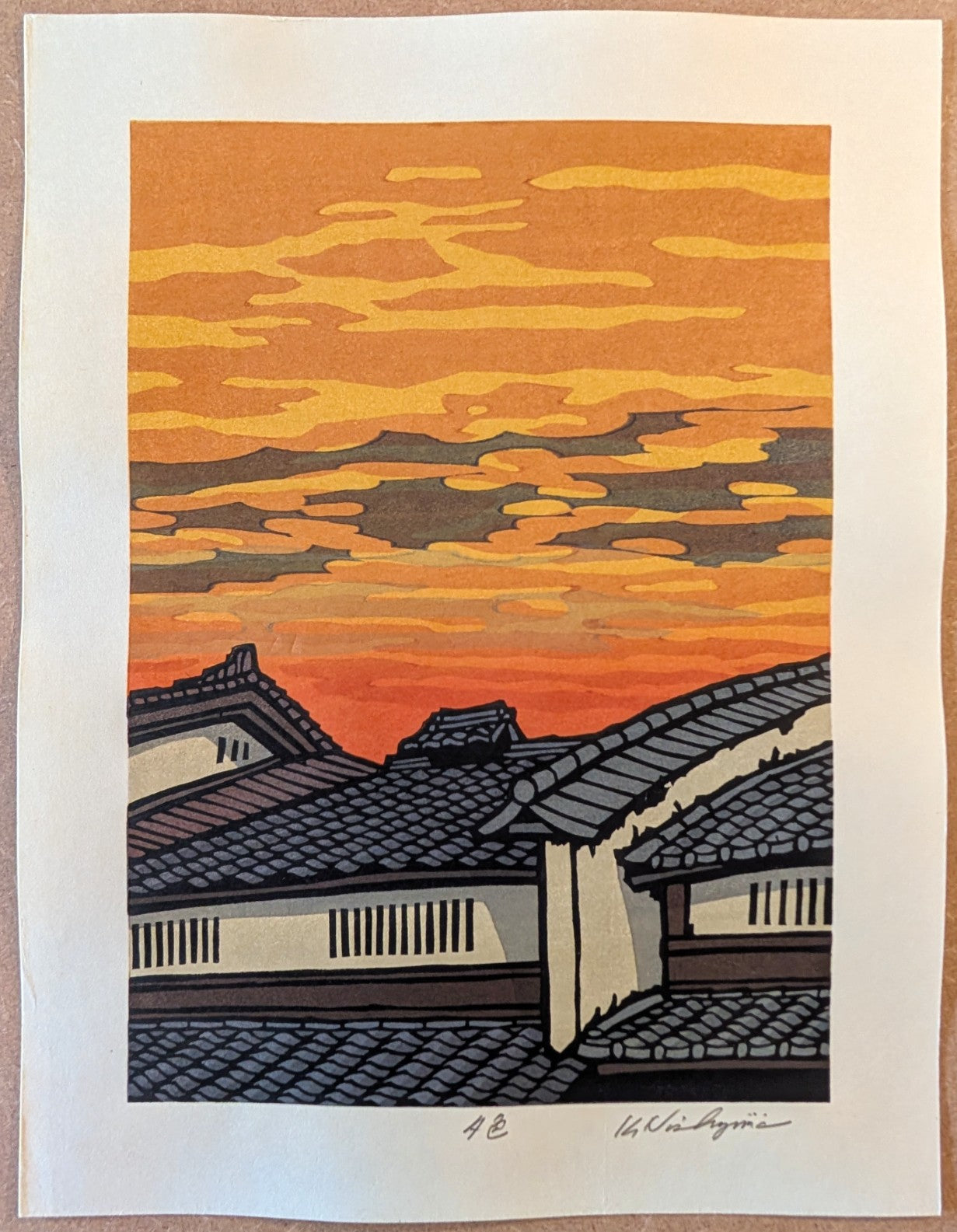 西嶋勝之 Katsuyuki Nishijima | Woodblock Views of Old Japan | Kumo