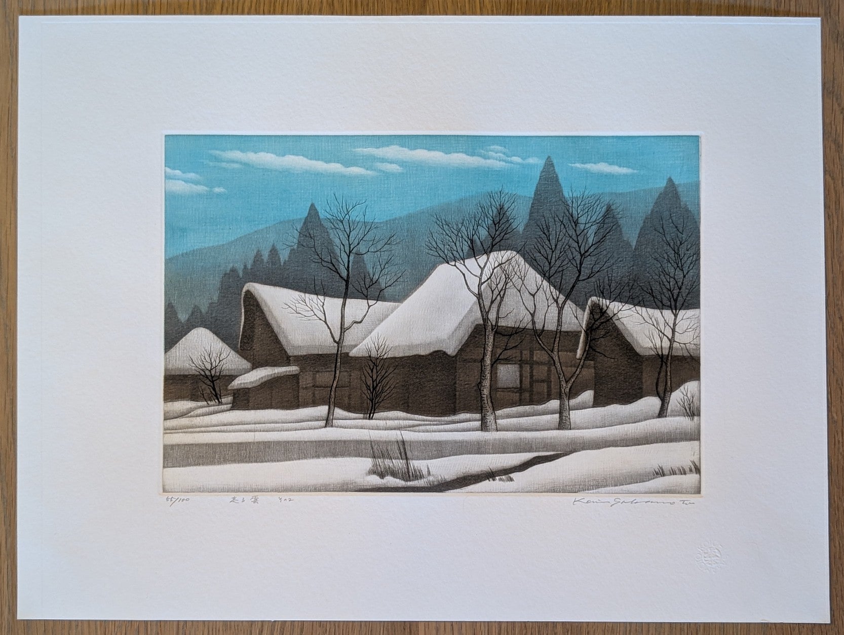 坂本好一 Koichi Sakamoto | Etching & Mezzotints of Rural Japan