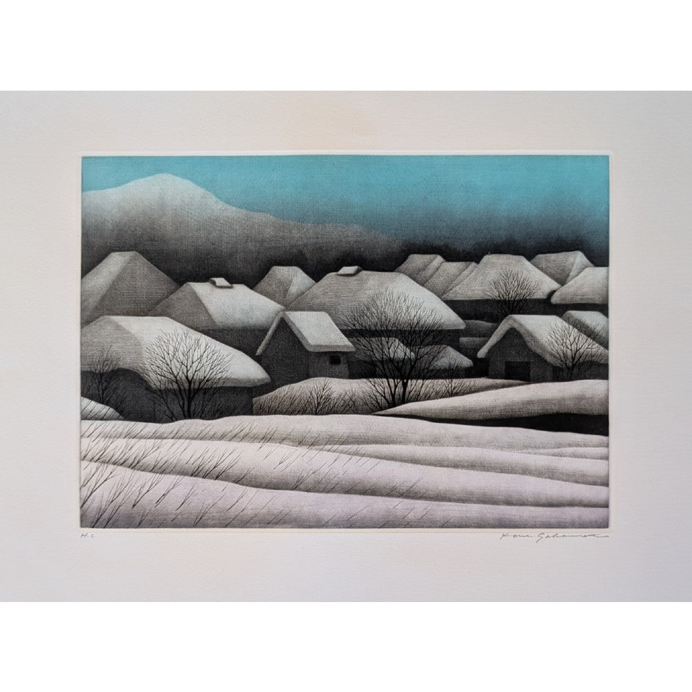 坂本好一 Koichi Sakamoto | Etching & Mezzotints of Rural Japan