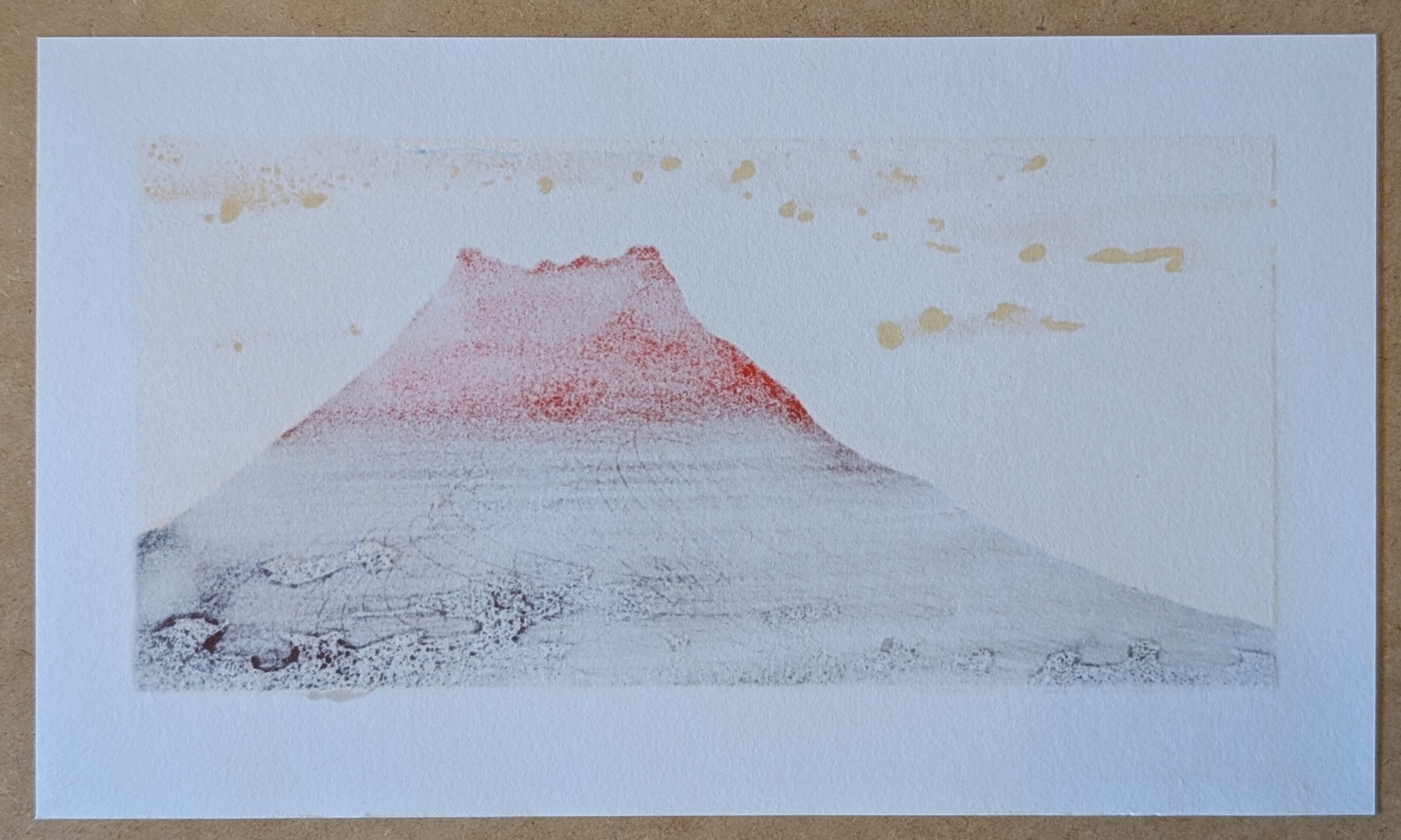 Fuji 84 by Kunio Kaneko | Mt Fuji Woodblock Print | Kumo Arts
