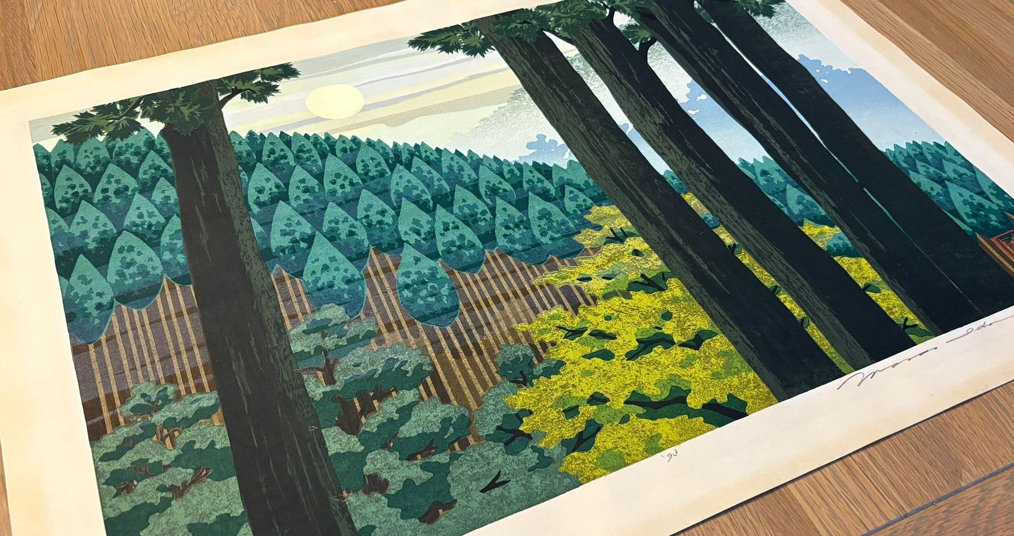 Masao Ido - 北山夕霧 (Evening Mist in Kitayama)