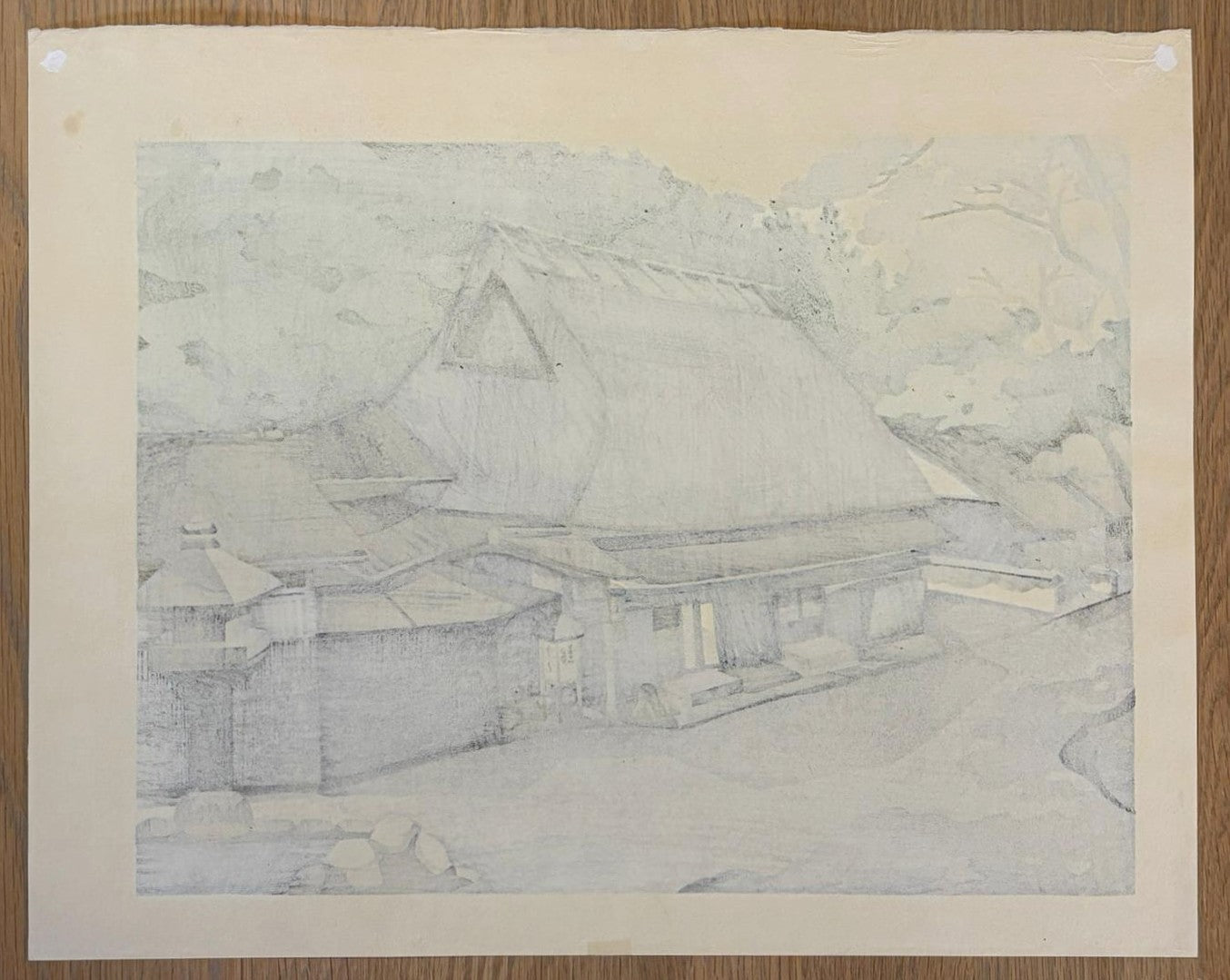 Toriimoto by Masao Ido | Nakasendō Post Town Woodblock | Kumo Arts