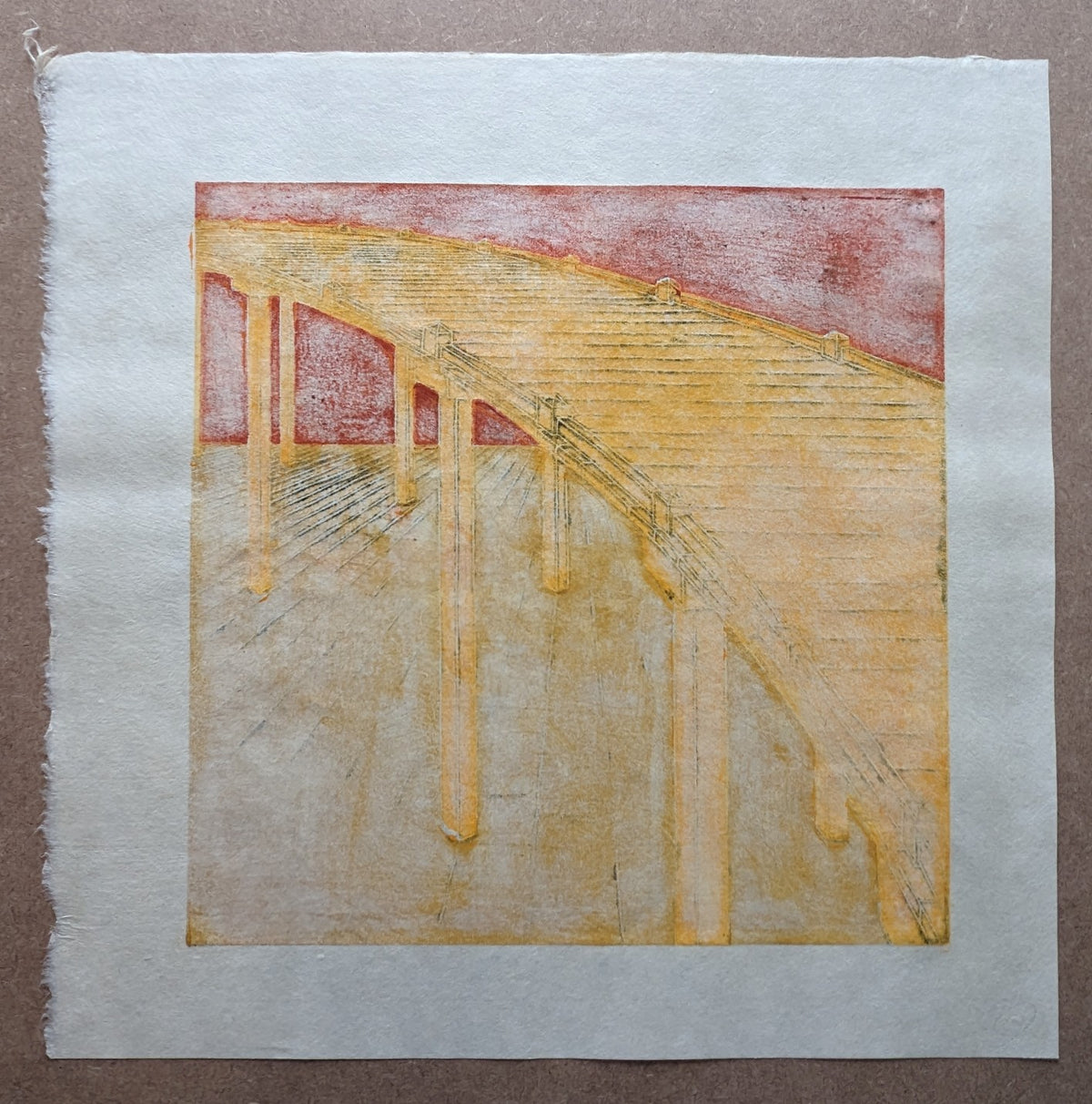 Nana Shiomi: 見立て百景 (その15)「橋」 (One Hundred Views of Mitate No.15: Bridge (Hashi))