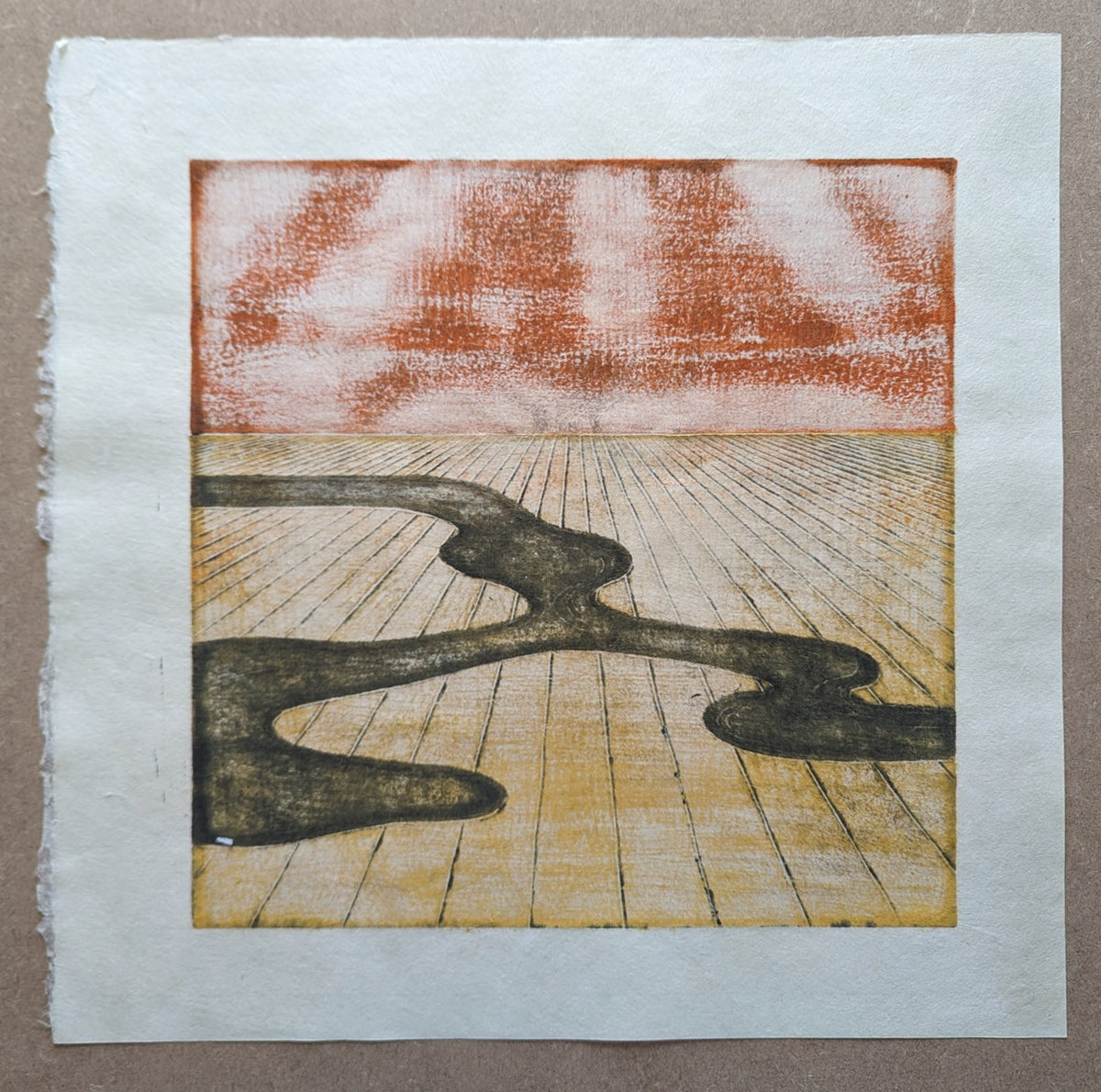 Nana Shiomi: 見立て百景 (その2)「河」 (One Hundred Views of Mitate No.2: River (Kawa))