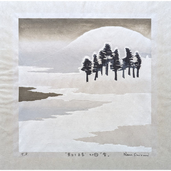 Nana Shiomi: 見立て百景 (その57)「雪」 (One Hundred Views of Mitate No.57: Snow (Yuki))
