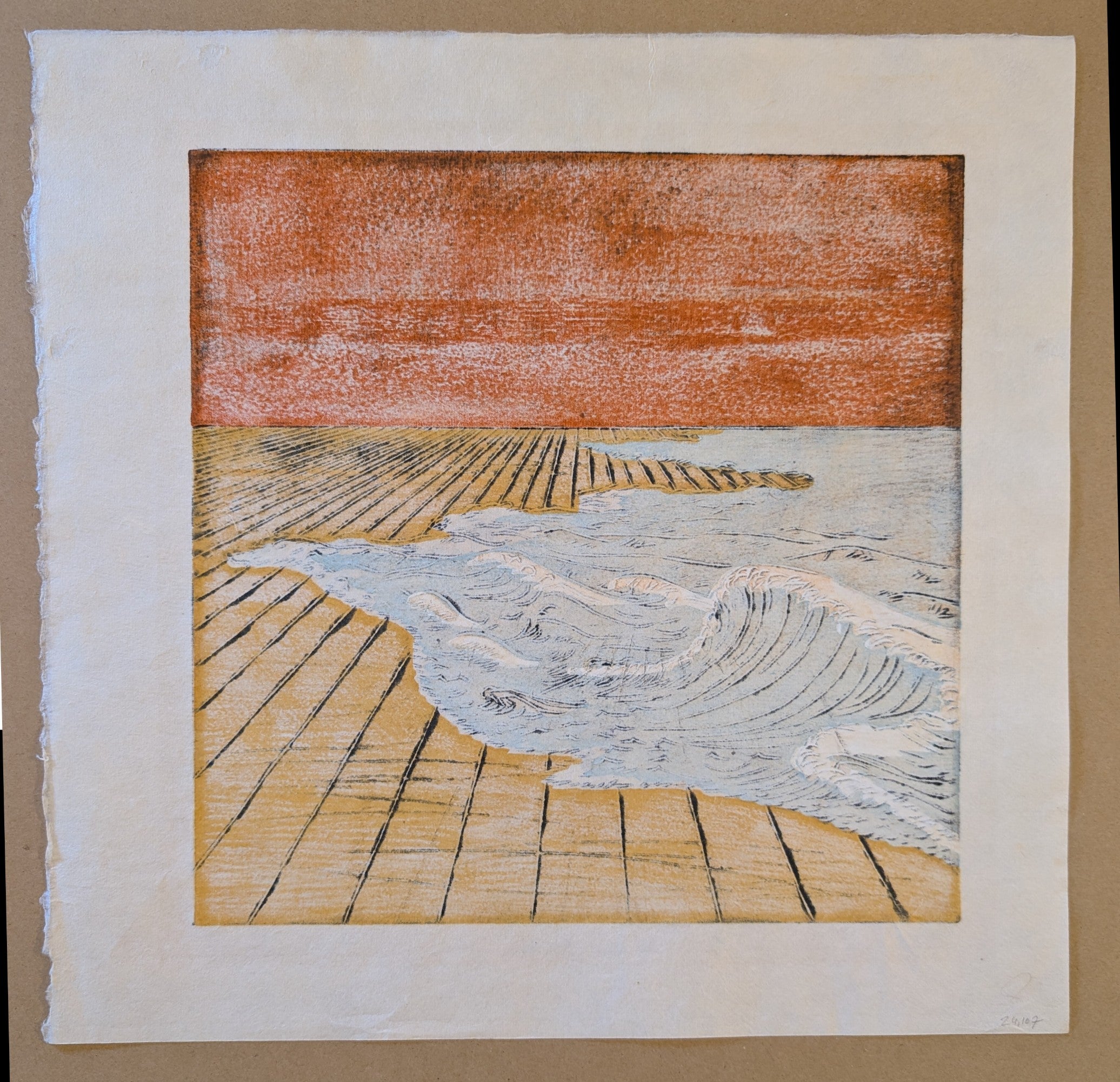 Nana Shiomi: 見立て百景 (その6)「波」 (One Hundred Views of Mitate No.6: Wave (Nami))