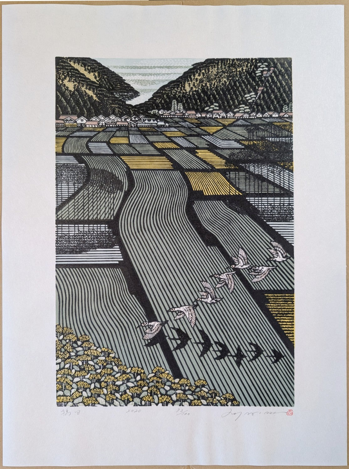 Ray Morimura - 鴇田 (Field of Crested Ibises)