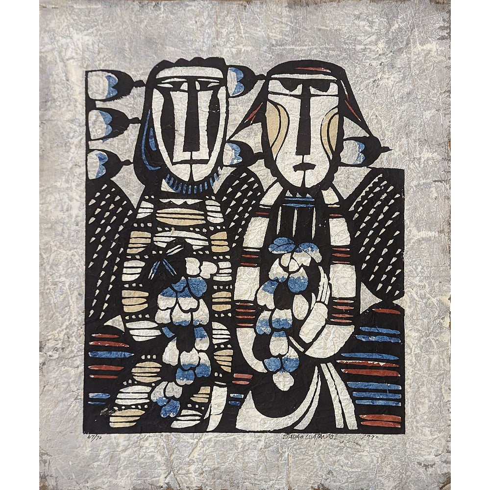 渡辺禎雄 Sadao Watanabe | Biblical Folk Stencil Prints | Kumo Arts